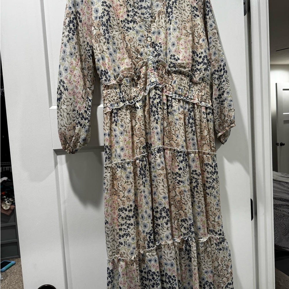 Ophelia Roe Floral Print Dress
